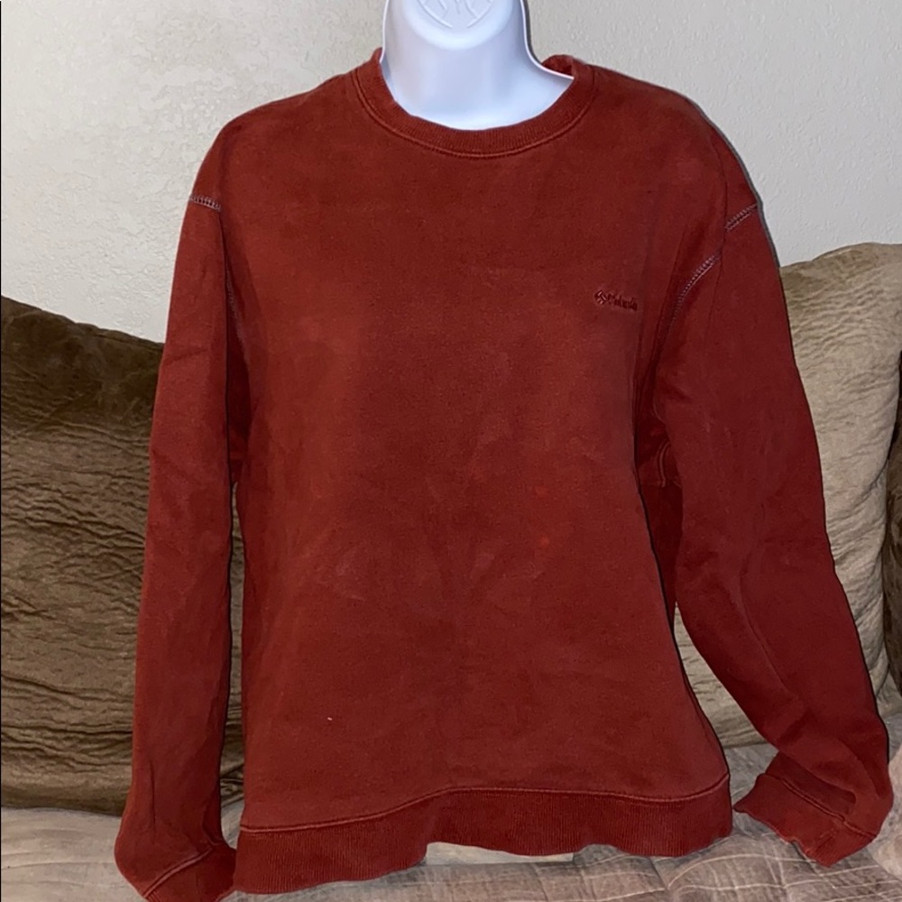 Columbia Crewneck Sweatshirt - Burgundy